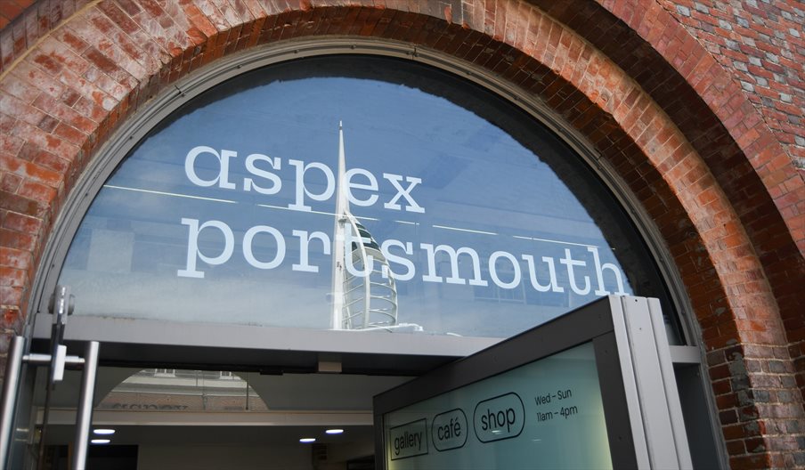 Aspex Art gallery in Gunwharf Quays, Portsmouth